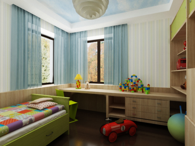 дизайн интерьера дома спальня ребенка