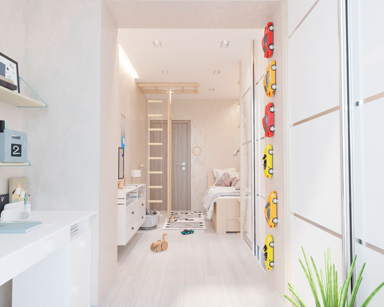 Дизайн интерьера детской комнаты в квартире