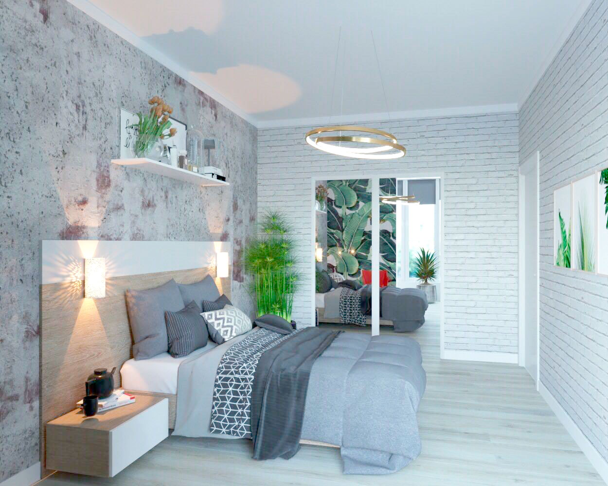 Дизайн интерьера в квартире спальня